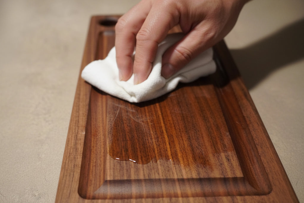 Walnut Reversible Wood Cutting Board with Juice Groove
