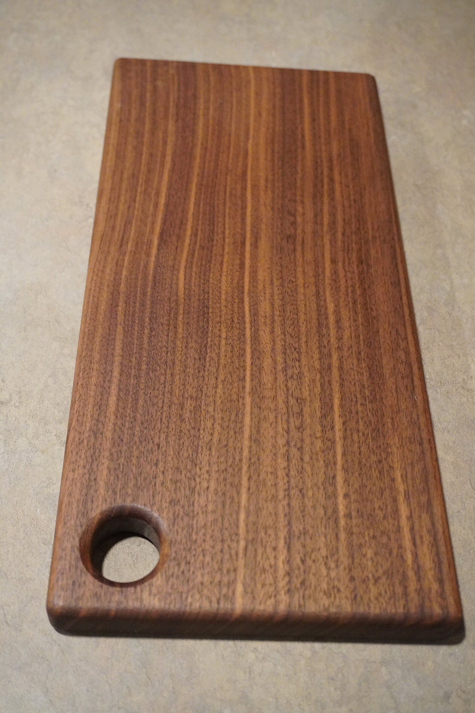 Walnut Reversible Wood Cutting Board with Juice Groove